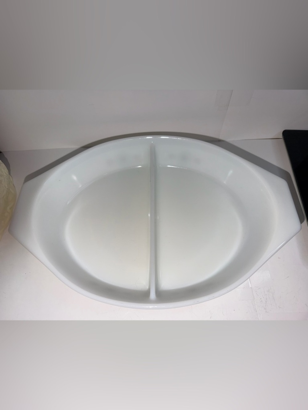 Vintage Pyrex Town & Country 1.5 QT Divided Casserole Dish #063 – NO LID - Picture 2 of 9